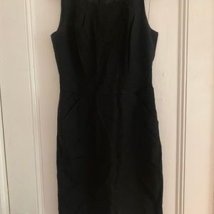 Black J. Crew Midi dress